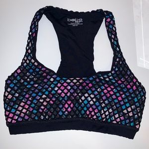 BEBE Floral Sport Bra Size XS